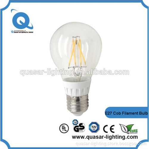 high power e27 e26 b22 filament led bulb 5w 6w 4w